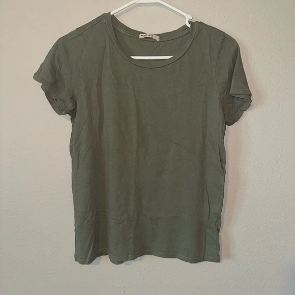 Marine Layer Tops - Marine Layer Olive Green Crewneck Tee Small